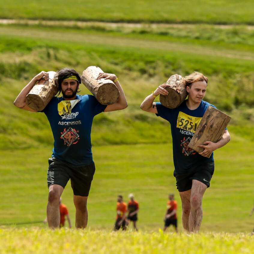 The Ascensor team at Tough Mudder