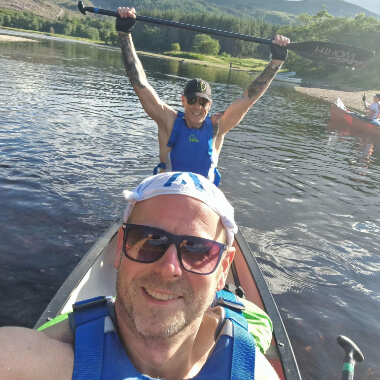 Highland Canoe Challenge Selfie
